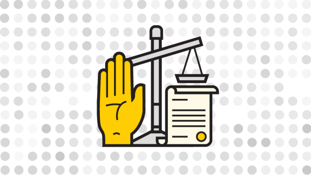 Law & public service career community icon